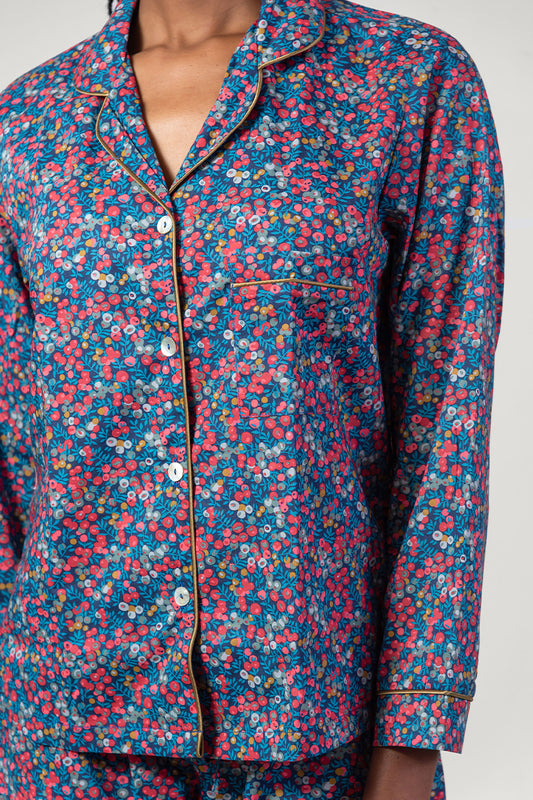 Nocturne Berry Long Pyjama Set