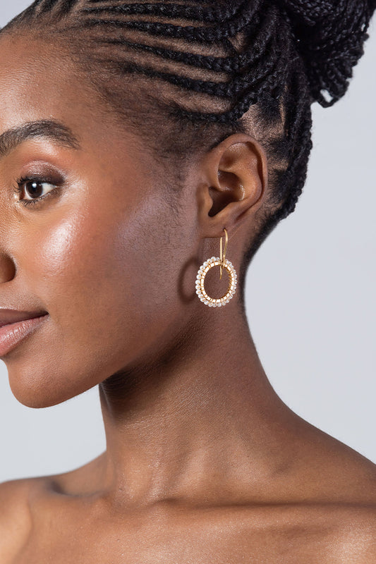 Pearl Attie Hoops