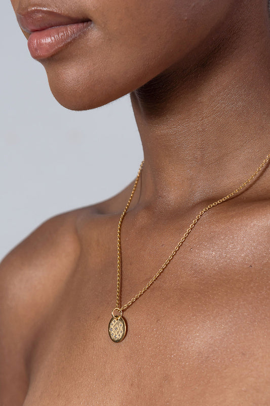 18k Gold Vermeil Cubic Zirconia Necklace