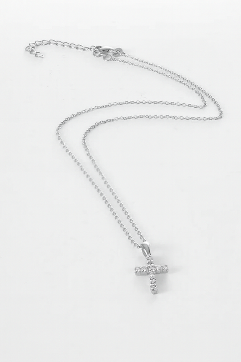 925 Sterling Silver Cross Necklace