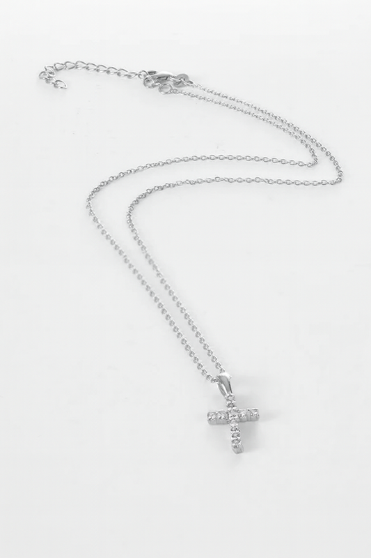 925 Sterling Silver Cross Necklace