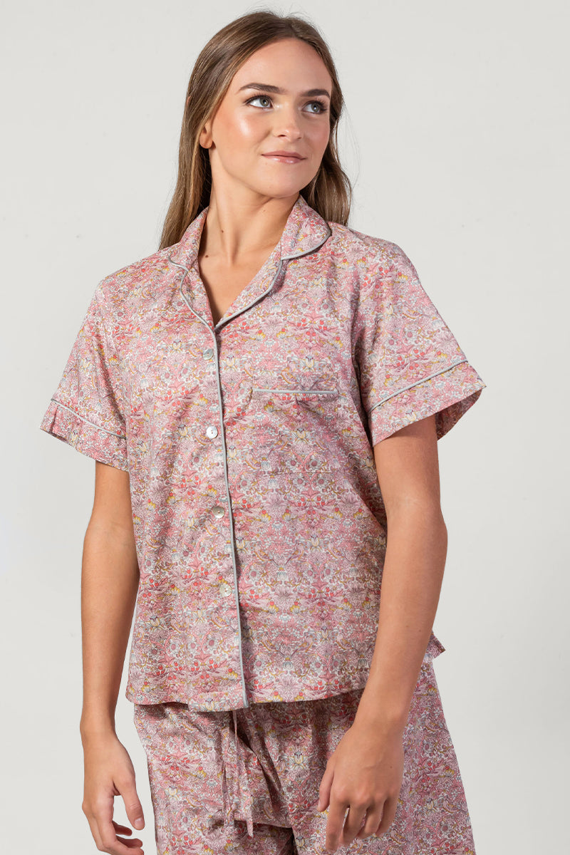 Paloma Bird Pink Short Pyjama Set