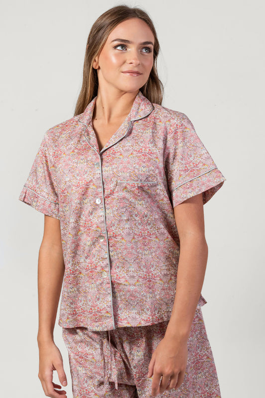 Paloma Bird Pink Short Pyjama Set
