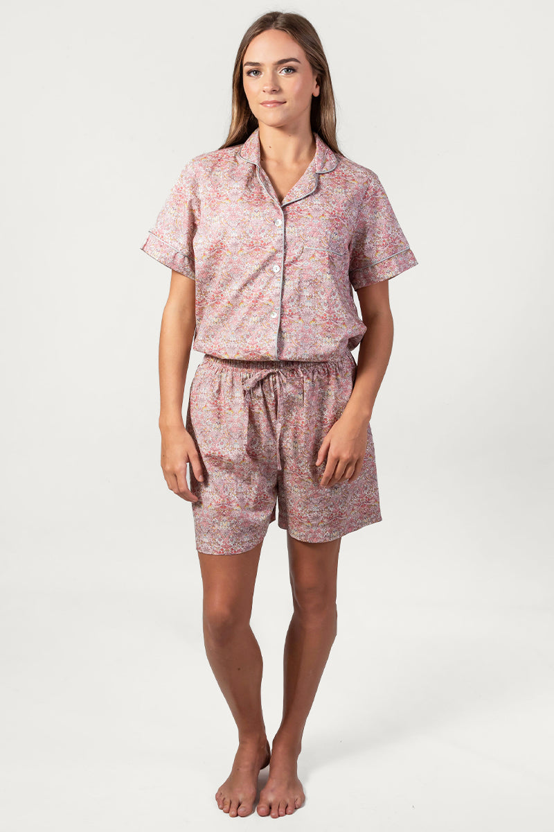 Paloma Bird Pink Short Pyjama Set