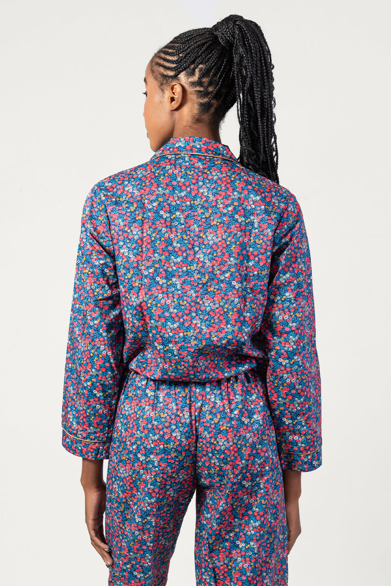 Nocturne Berry Long Pyjama Set