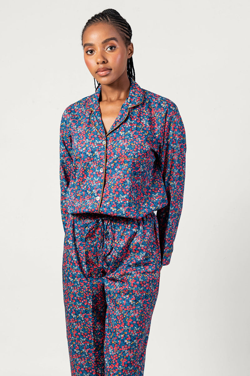 Nocturne Berry Long Pyjama Set