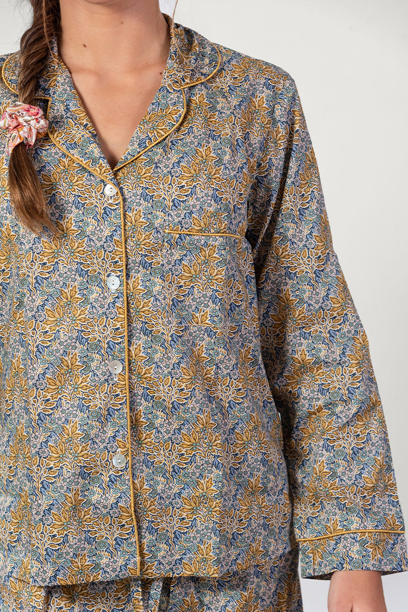 Nocturne Leaf Long Pyjama Set