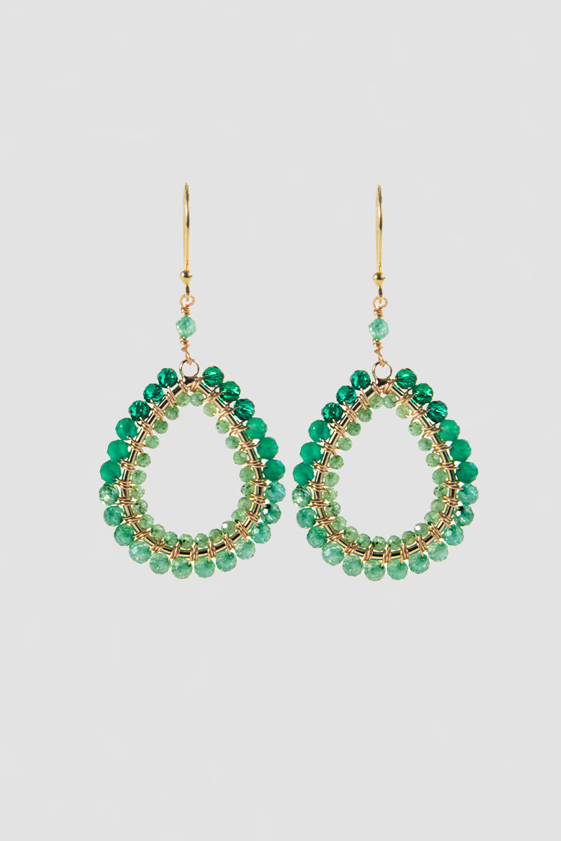 Jewel Ombre Teardrop Earrings