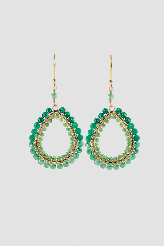 Jewel Ombre Teardrop Earrings