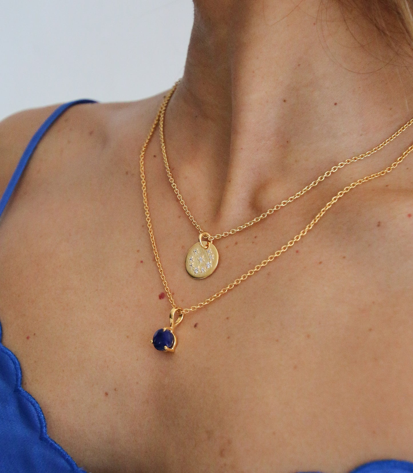 18k Gold Vermeil Cubic Zirconia Necklace