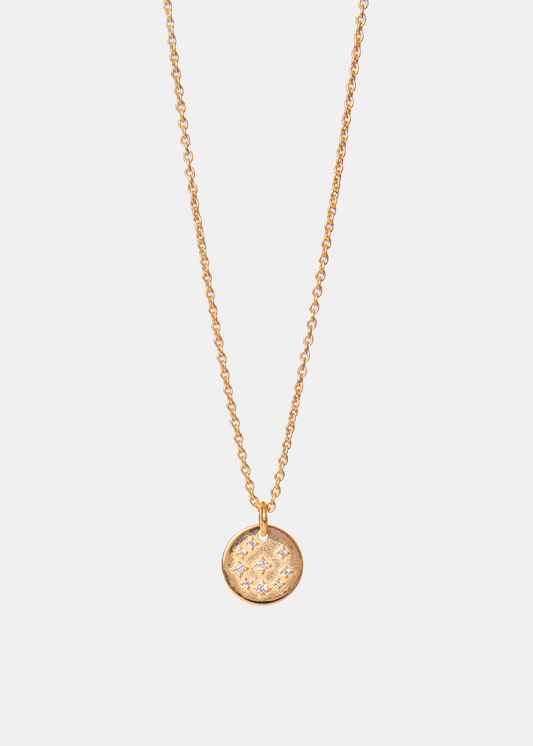 18k Gold Vermeil Cubic Zirconia Necklace