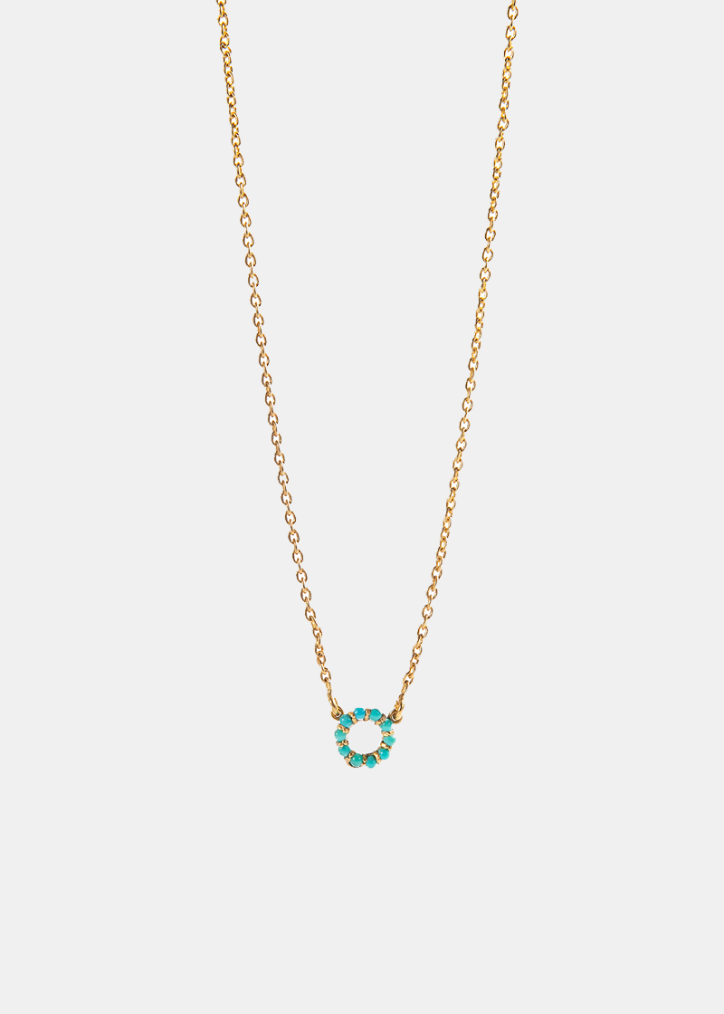18k Gold Vermeil Scallop Necklace