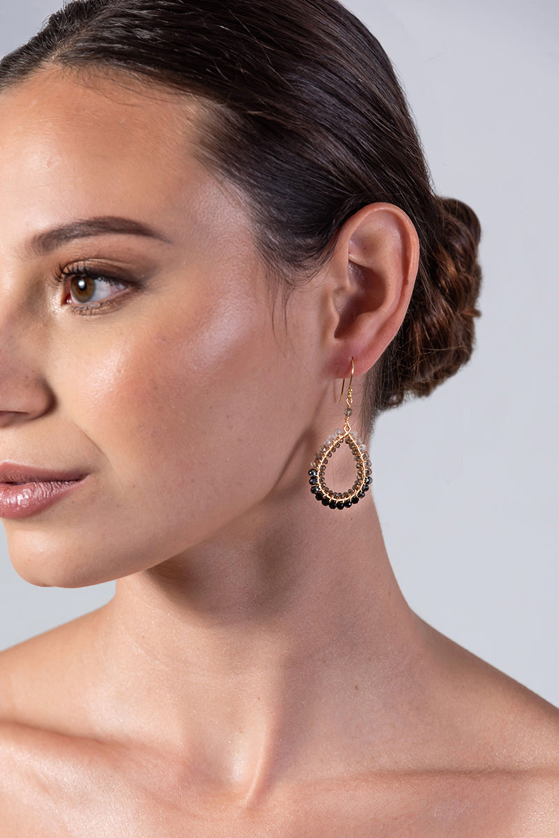 Jewel Ombre Teardrop Earrings