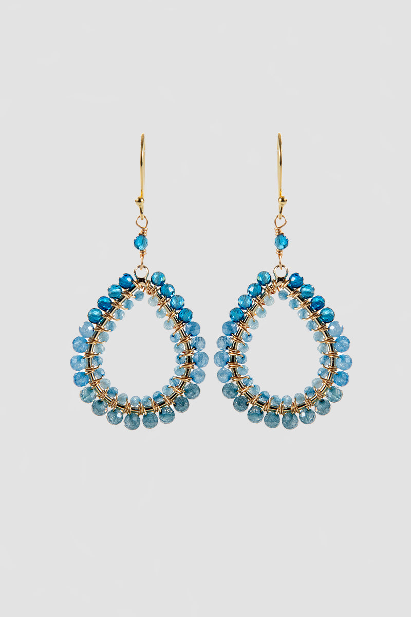 Jewel Ombre Teardrop Earrings
