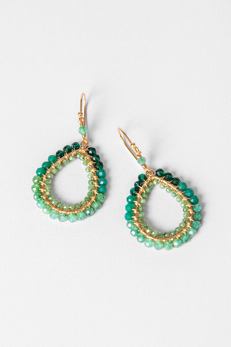 Jewel Ombre Teardrop Earrings
