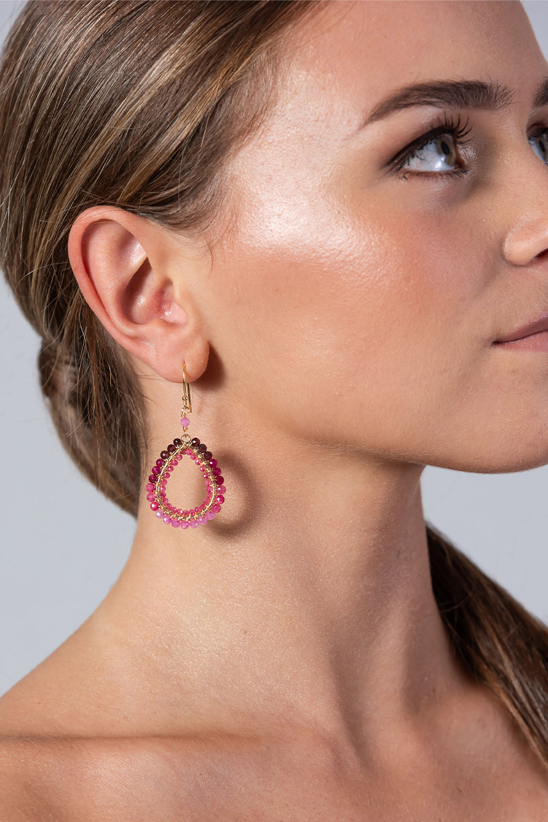 Jewel Ombre Teardrop Earrings