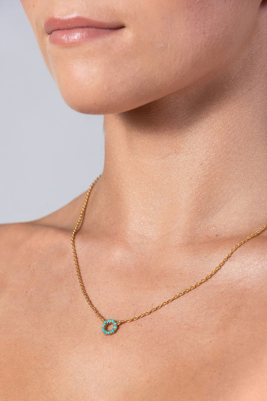 18k Gold Vermeil Scallop Necklace